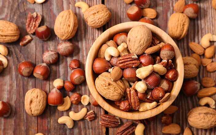 Hỗn hợp quả óc chó